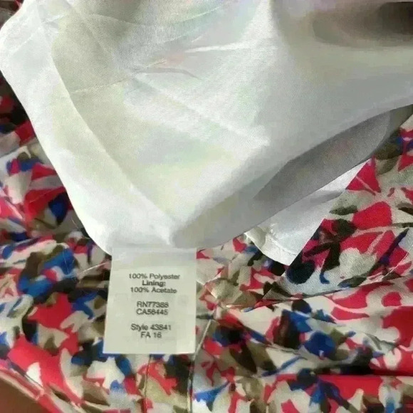 Floral Mini Adjustable Straps J. Crew Dress Size 16 NWOT - Picture 5 of 5